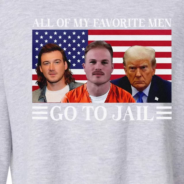 All Of My Favorite Go To Jail Trump Cropped Pullover Crew