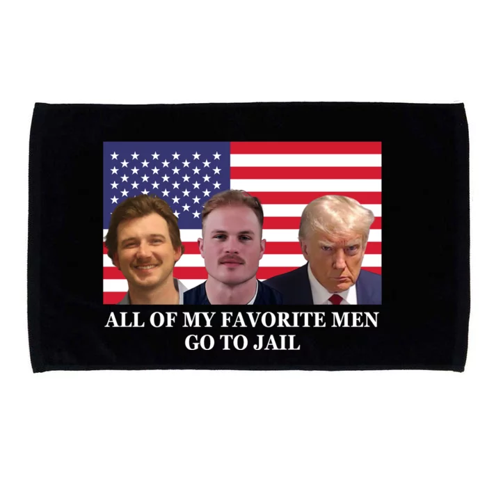 All Of My Favorite Go To Jail Microfiber Hand Towel