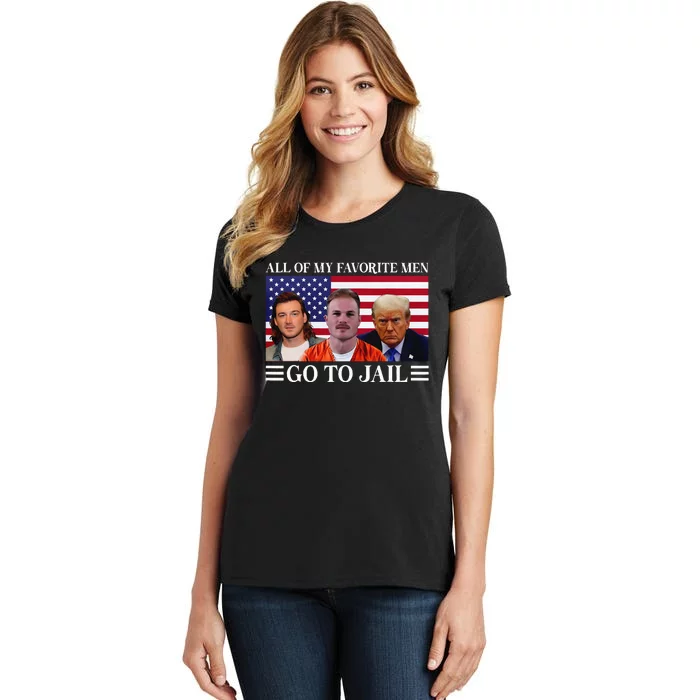 All Of My Favorite Go To Jail Trump Women's T-Shirt