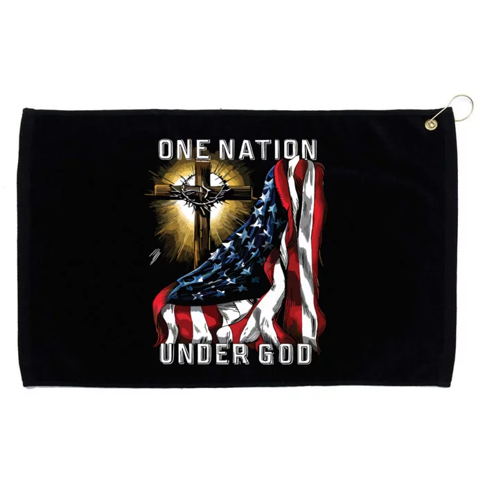 America One Nation Under God Grommeted Golf Towel