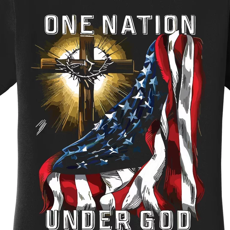 America One Nation Under God Women's T-Shirt