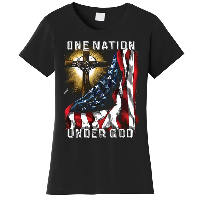 America One Nation Under God Women's T-Shirt