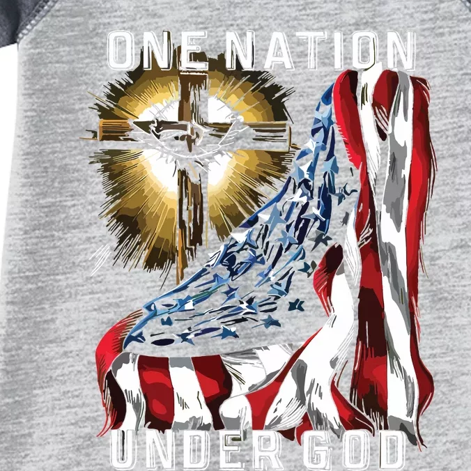 America One Nation Under God Infant Baby Jersey Bodysuit