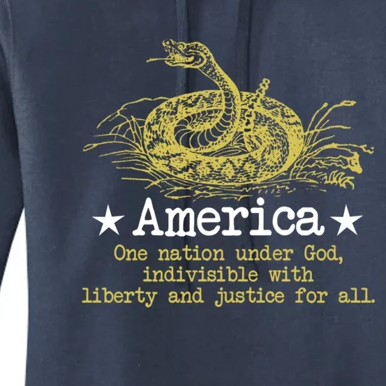 America One Nation Under God Gift Women's Pullover Hoodie