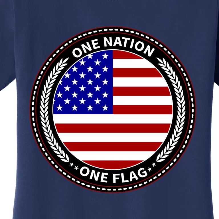 America One Nation One Flag Women's T-Shirt