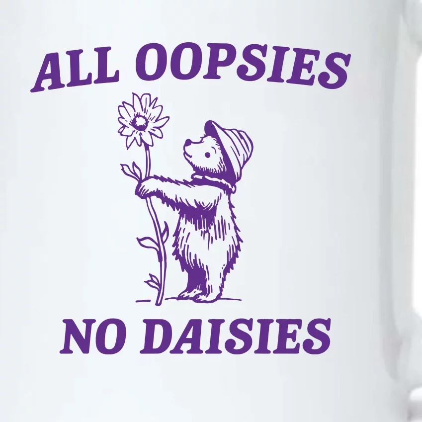 All Oopsies No Daisies Black Color Changing Mug