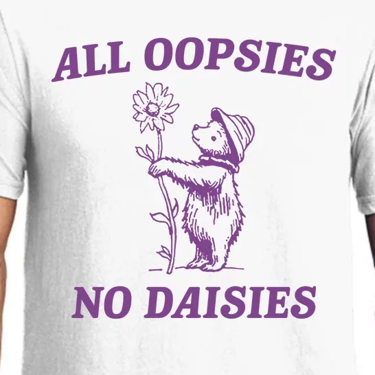 All Oopsies No Daisies Funny Raccoon Pajama Set