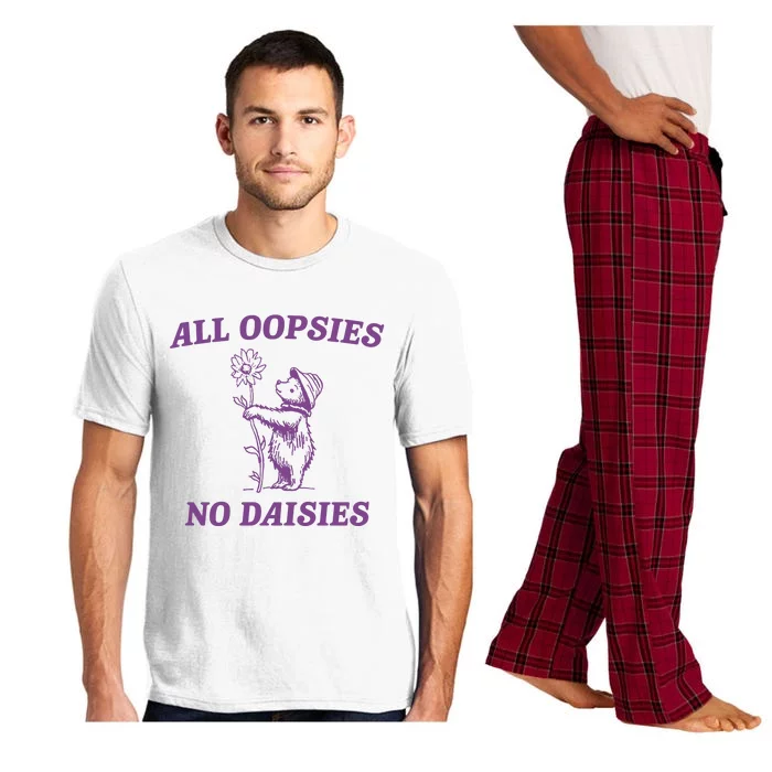 All Oopsies No Daisies Funny Raccoon Pajama Set