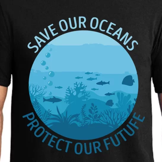 Ave Ours Oceans Protect Our Future Earth Planet Water Gift Pajama Set