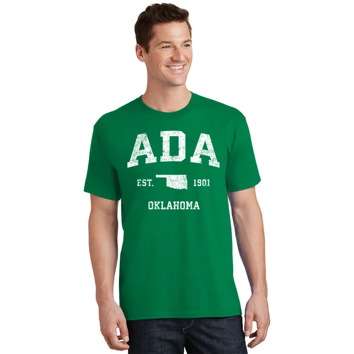 Ada Oklahoma Ok Vintage Sports T-Shirt