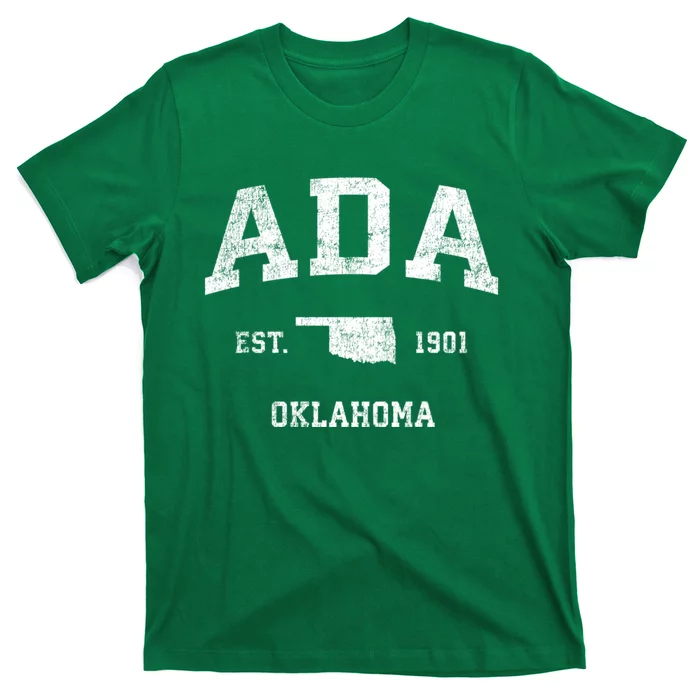 Ada Oklahoma Ok Vintage Sports T-Shirt