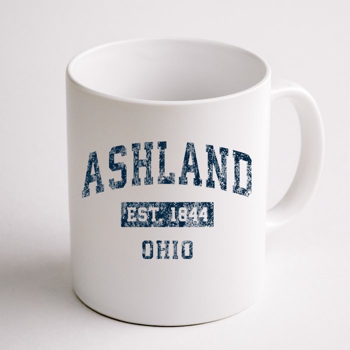 Ashland Ohio Oh Vintage Sports Front & Back Coffee Mug