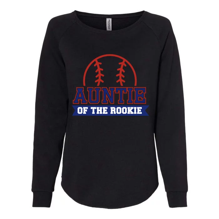 Auntie Of Rookie 1st Birthday Baseball Theme Matching Party Gift Womens California Wash Sweatshirt