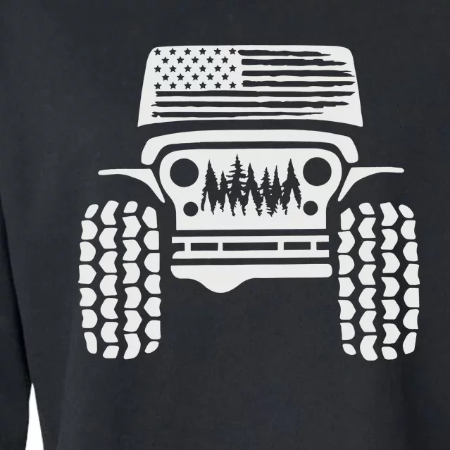 American Off Road 4x4 Cropped Pullover Crew