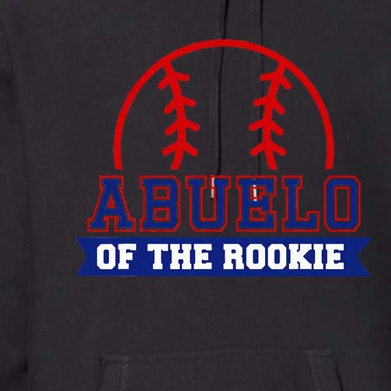 Abuelo Of Rookie 1st Birthday Baseball Theme Matching Party Premium Hoodie