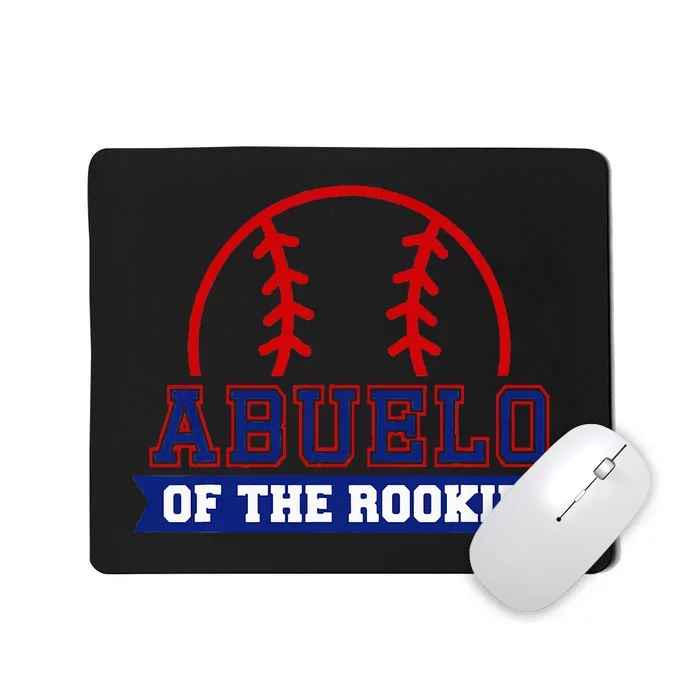 Abuelo Of Rookie 1st Birthday Baseball Theme Matching Party Mousepad