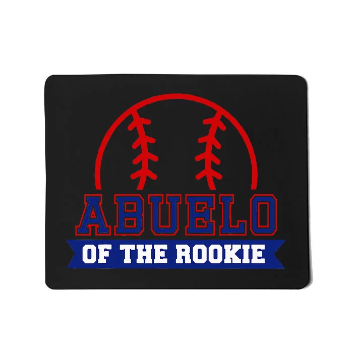 Abuelo Of Rookie 1st Birthday Baseball Theme Matching Party Mousepad