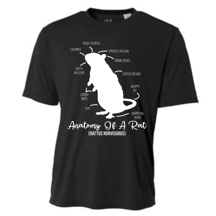 Anatomy Of Rat For Any Rat Lovers And Pet Rat Owners Cooling Performance Crew T-Shirt