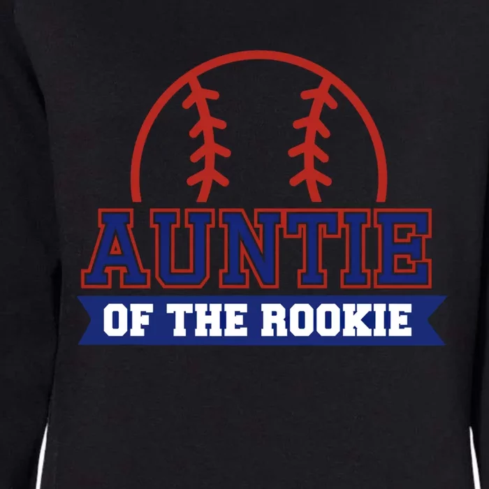 Auntie Of Rookie 1st Birthday Baseball Theme Matching Party Funny Gift Womens California Wash Sweatshirt