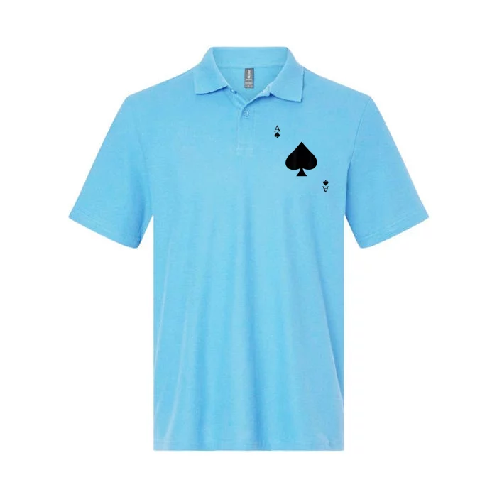 Ace Of Spades Deck Of Cards Halloween Costume Softstyle Adult Sport Polo