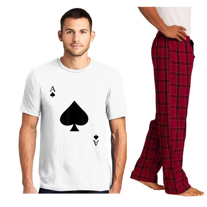 Ace Of Spades Deck Of Cards Halloween Costume Pajama Set