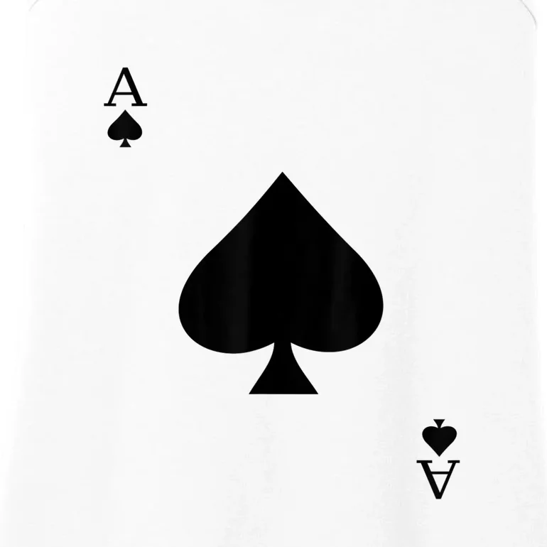 Ace Of Spades Deck Of Cards Halloween Costume Ladies Essential Tank