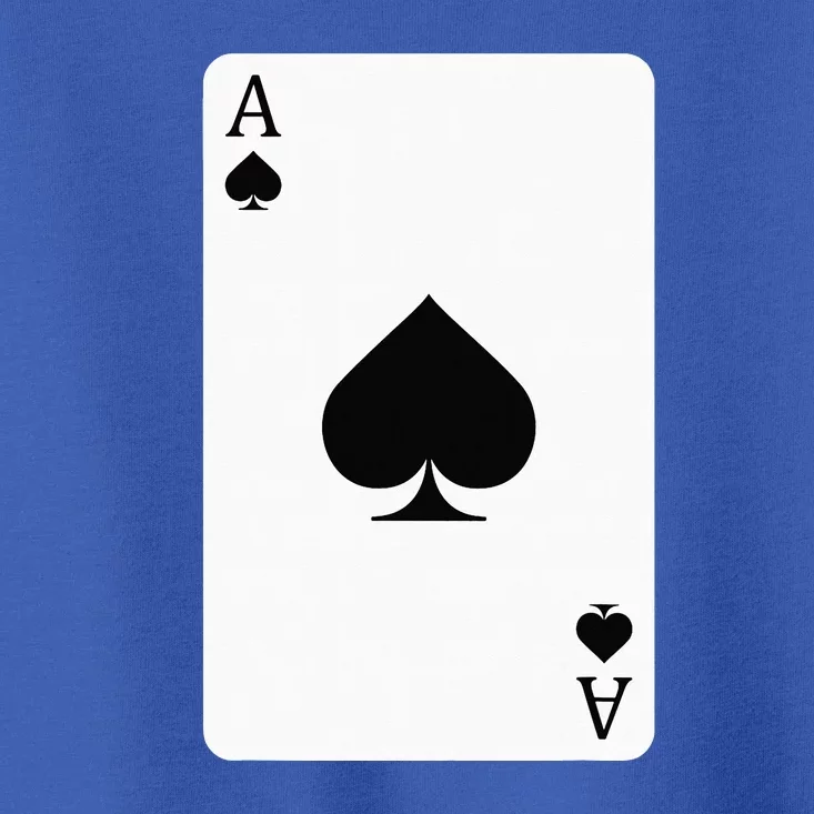 Ace Of Spades Playing Card Ace Card Toddler T-Shirt