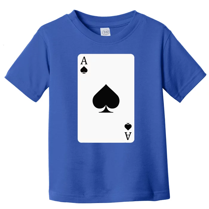 Ace Of Spades Playing Card Ace Card Toddler T-Shirt