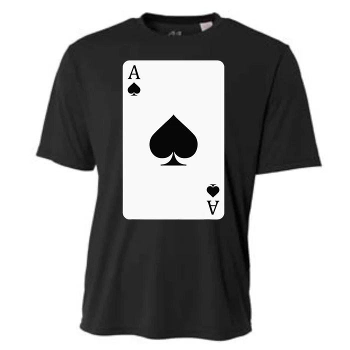 Ace Of Spades Playing Card Ace Card Cooling Performance Crew T-Shirt