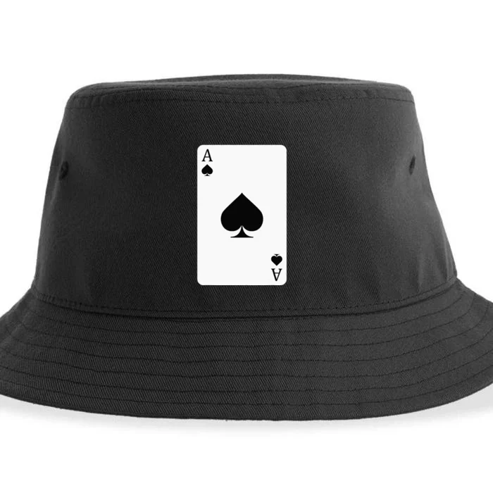 Ace Of Spades Playing Card Ace Card Sustainable Bucket Hat