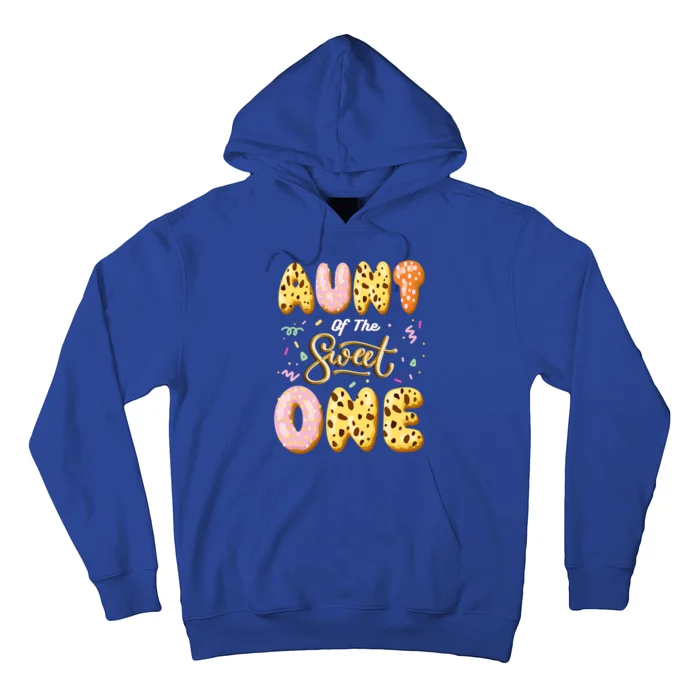 Aunt Of Sweet One Ice Cream 1st First Birthday Family Aunt Meaningful Gift Hoodie