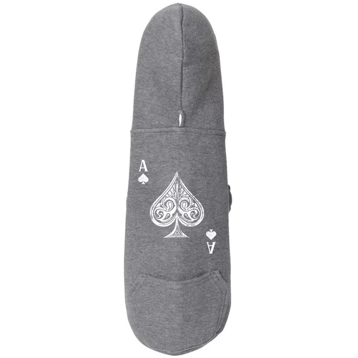 Ace Of Spades Great Gift Doggie 3-End Fleece Hoodie