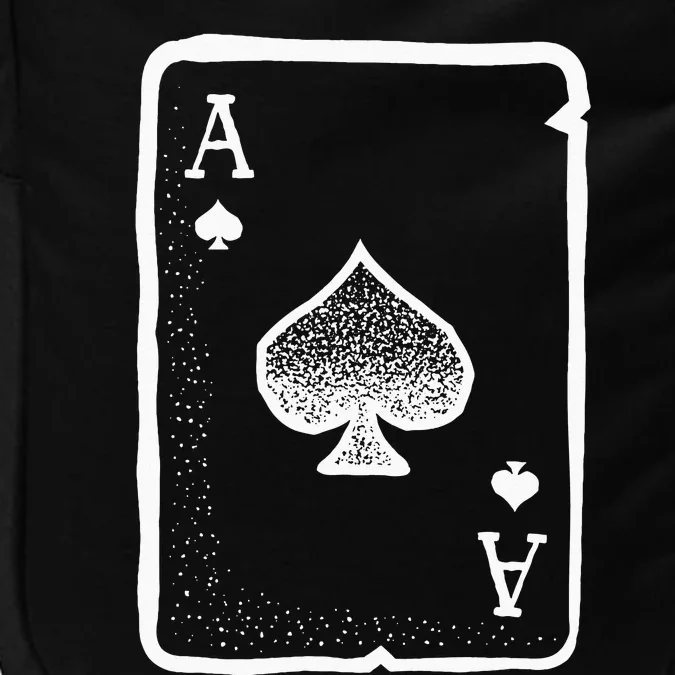 Ace Of Spades Poker Playing Card Halloween Costume Impact Tech Backpack