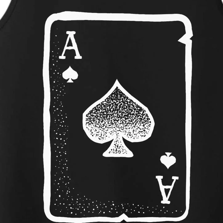 Ace Of Spades Poker Playing Card Halloween Costume Performance Tank