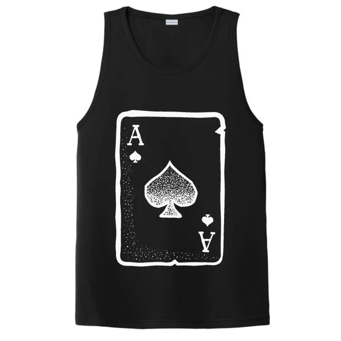 Ace Of Spades Poker Playing Card Halloween Costume Performance Tank