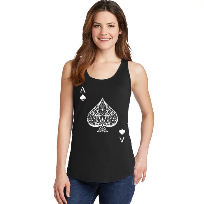 Ace Of Spades Costume Playing Card Costume Ace Spade Ladies Essential Tank