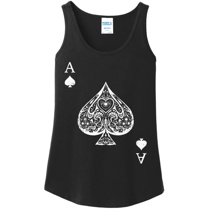 Ace Of Spades Costume Playing Card Costume Ace Spade Ladies Essential Tank