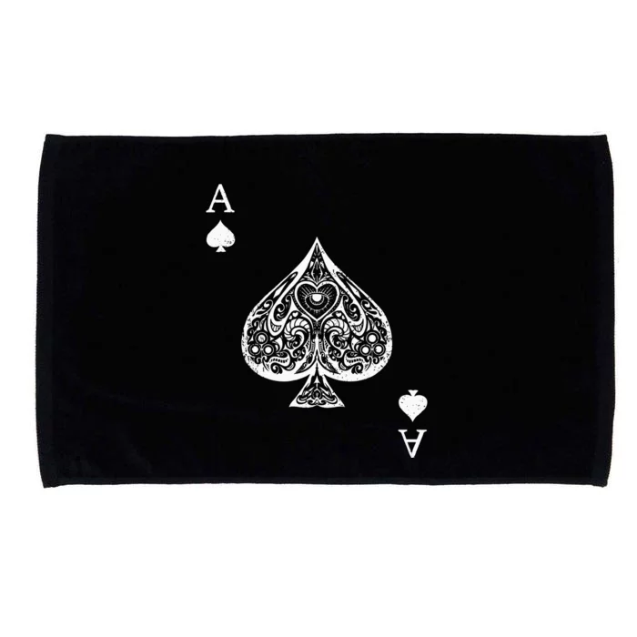 Ace Of Spades Costume Playing Card Costume Ace Spade Microfiber Hand Towel