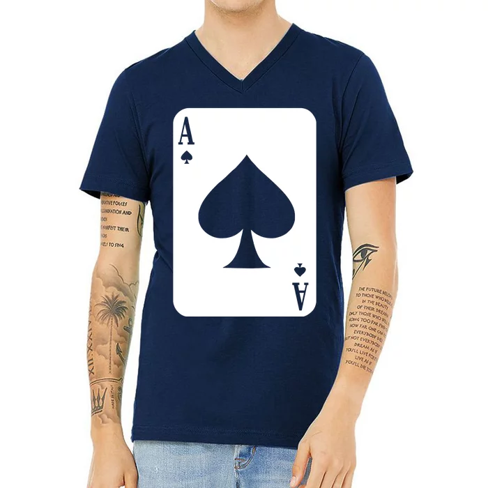 Ace Of Spades V-Neck T-Shirt