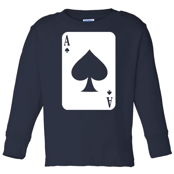 Ace Of Spades Toddler Long Sleeve Shirt