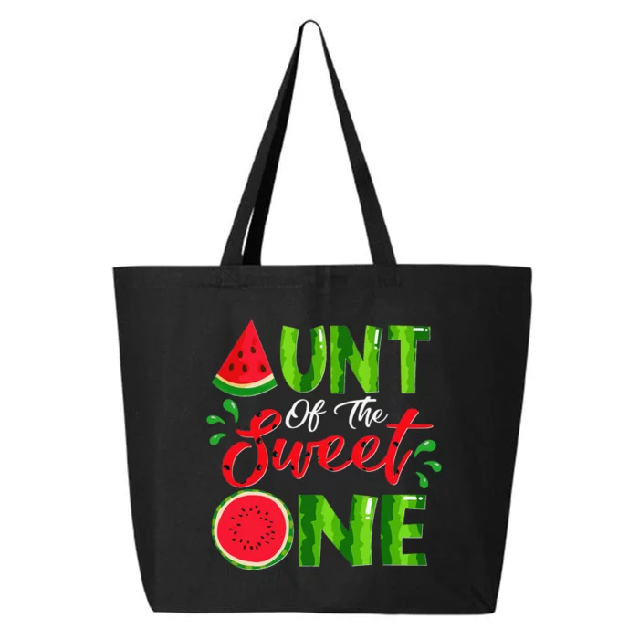 Aunt Of The Sweet One Birthday Watermelon Matching Family 25L Jumbo Tote