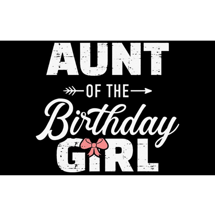 Aunt of the birthday daughter matching family Bumper Sticker