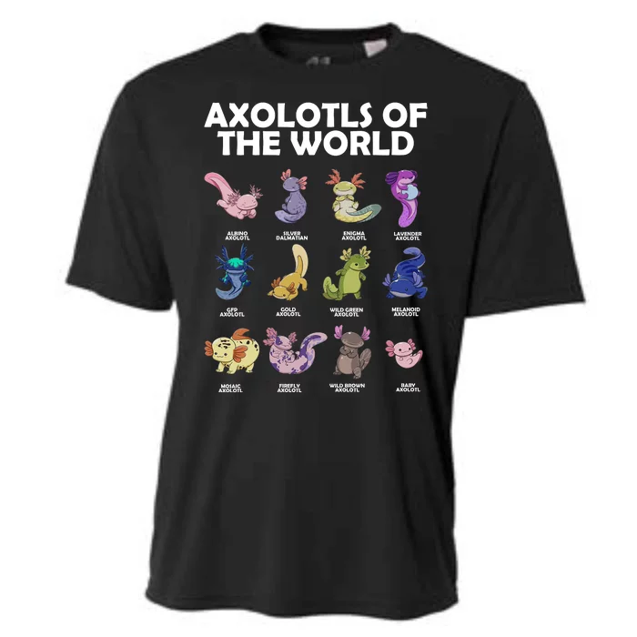 Axolotls Of The World Cooling Performance Crew T-Shirt