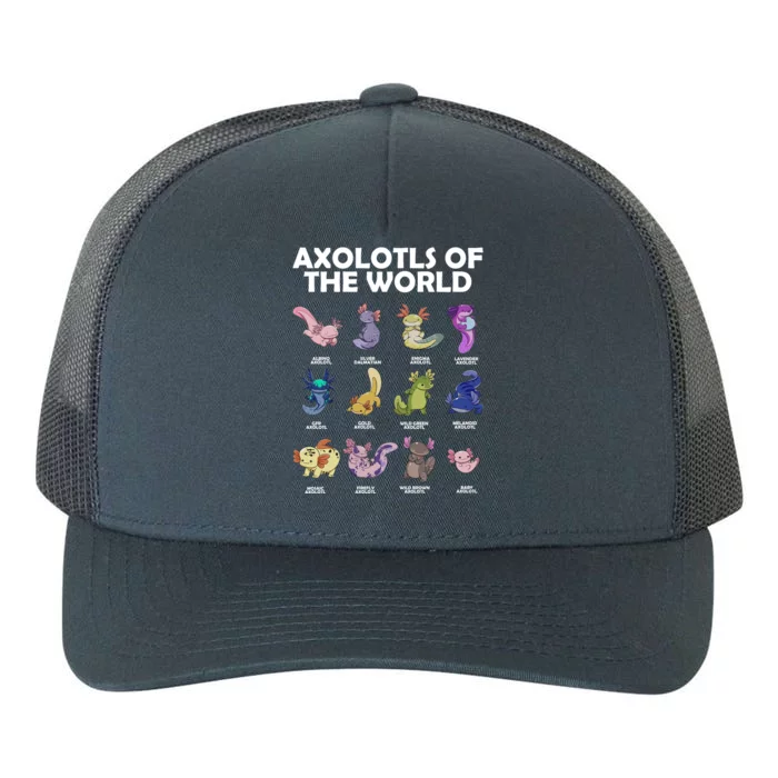 Axolotls Of The World Yupoong Adult 5-Panel Trucker Hat