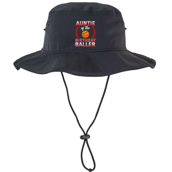 Auntie Of The Birthday Boy Basketball Bday Celebration Legacy Cool Fit Booney Bucket Hat