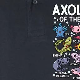 Axolotls Of The World Cute Kawaii Axolotl Softstyle Adult Sport Polo