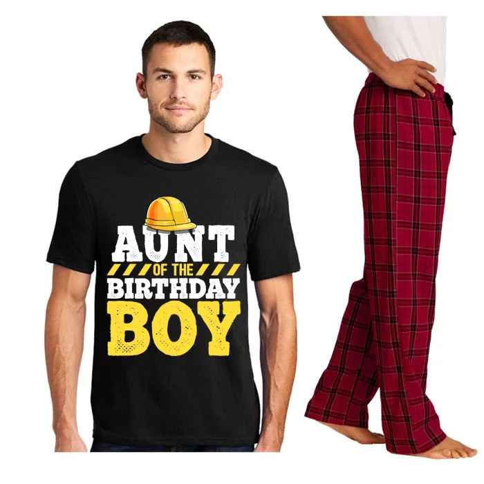 Aunt of the Birthday Boy Construction Birthday Party Pajama Set