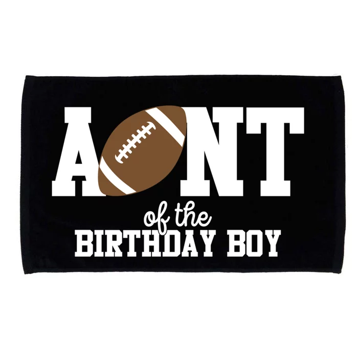 Aunt Of The Birthday Football Lover First Birthday Party Gift Microfiber Hand Towel