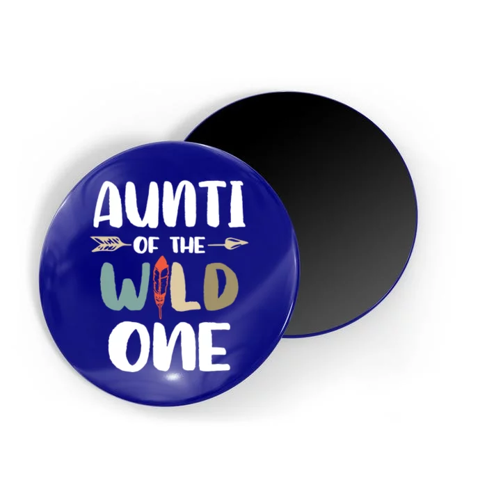 Aunt Of The Wild One Boho Cool Gift Magnet