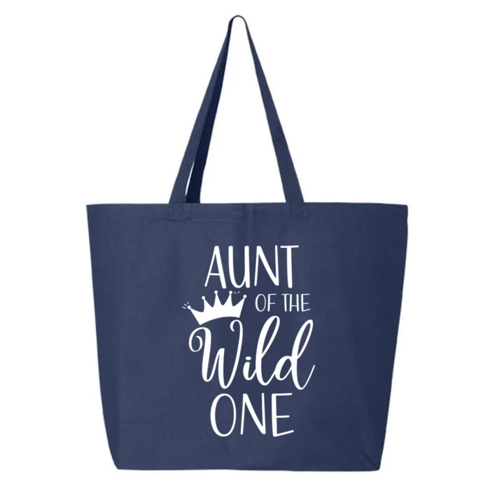 Aunt Of The Wild One First Birthday Matching Family Gift 25L Jumbo Tote